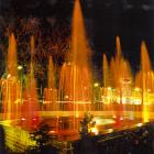 A colour image of the Star Fountain lighting up the Octagon during the 1970s. PHOTOS: ALLIED...