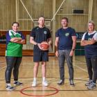 Getting ready to take to the court for the Multi-Agency Basketball Fundraiser this weekend are ...