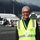 Queenstown Airport chief executive Glen Sowry pictured at the airport on his first day in 2021....
