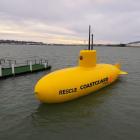 Coastguard Dunedin announced they had managed to purchase a brand-new (yellow) submarine. Photo:...