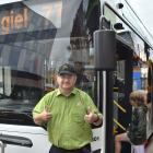 Orbus driver Max Harvey is enjoying driving the new Geely C13E 75-passenger electric bus between...