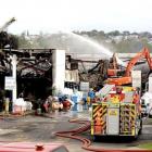 A large fire engulfed the Abilities Group recycling plant in Glenfield, on Auckland's North Shore...
