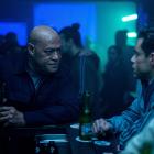 Laurence Fishburne and Rami Malek in a scene from The Amateur. Photos: supplied