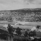 The New Zealand and South Seas Exhibition construction site on Logan Park. — Otago Witness, 19.5...