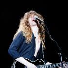 John Sykes of Thin Lizzy performs on stage, on the Thunder and Lightning tour at Hammersmith...