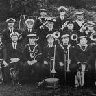 The ship’s brass band of HMS Dunedin. — Otago Witness, 5.5.1925&nbsp; &nbsp;