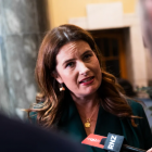 Finance Minister Nicola Willis announced the cuts. Photo: RNZ