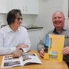 Rotary Club of Oamaru trust chairman Peter Robinson gets his first look at the Rotary...