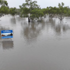 Flooding in the small outback town of Thargomindah. Photo: Bulloo Shire Council