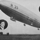 British airship R33 moored at Pulham, Norfolk, after a voyage from Cardington, Bedfordshire...