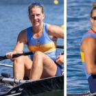 Otago University rowers Juliette Lequeux (left) and Hannah Matehaere will represent New Zealand...