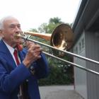 Ascot Park Hotel Brass trombonist Ken Wellington competes at the Otago Southland Brass Band...