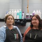 Simply You Hairdezign owner Mikayla Goatley (left) and Ashleigh Sinclair, who leases a chair in...