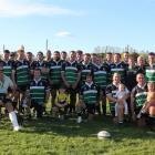 Fresh off the field (clockwise from top) are the Riversdale/Waikaka Vikings after their narrow...