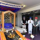 At the new site for the Dunedin Gurdwara are (from left) Dunedin Gurdwara Singh Sabha Trust...