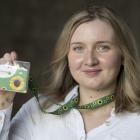 Hidden disabilities awareness advocate Hannah Pearson holds up her sunflower lanyard. PHOTO:...