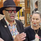 Te Pāti Māori co-leaders Rawiri Waititi and Debbie Ngarewa-Packer. Photo: RNZ 