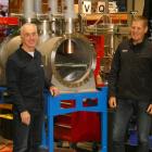 Fabrum co-founders Hugh Reynolds, left, and Christopher Boyle at their Christchurch headquarters....