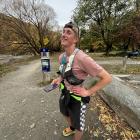 Queenstowner Cam Marshall takes a break during his impromptu 100km adventure for I Am Hope on...