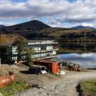 Whakatipu Rowing Club’s almost-completed two-level clubhouse overlooking Lake Hayes. PHOTO:...