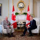 King Charles meets Canadian Prime Minister Mark Carney in Ottawa, Canada, earlier this week....
