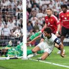 Brennan Johnson scores Spurs' winning goal. Photo: Reuters 