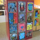 The artwork of Dunstan High School students on display at Central Stories Museum and Art Gallery...