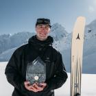 Wānaka’s Craig Murray proudly accepts the first-place prize at the Inaugural Yeti Natural...