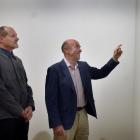 Dunedin Public Art Galley director Cam McCracken (left) and Te Rūnaka o Ōtākou upoko Edward...