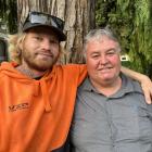 Isaac Ginty and father Jerome Ginty outside the temporary Nelson Courthouse, where Isaac was...