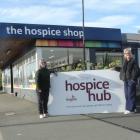 Otago Community Hospice communications adviser Kelly Meade (left) and retail development manager...