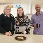 Reach Church community morning tea organisers (from left) Karen Fraser, Anna McLean and pastor...