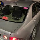 Twenty-four vehicles in Dunedin received either a pink or green sticker on Friday night. Photos:...