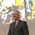 Prof Brad Gregory delivers the second in his Thomas Burns Memorial series of lectures. Photo:...