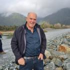 West Coast Regional Council chair Peter Haddock pictured last August on the newly upgraded north...