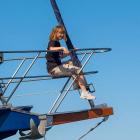 Greta Thunberg is one of the activists on board the Freedom Flotilla Coalition's ship. File photo...