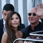 Jeff Bezos and wife Lauren Sanchez Bezos on day three of their lavish wedding celebrations in...