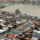 Flooded streets in South Dunedin and Bathgate Park in June 2015. PHOTO: STEPHEN JAQUIERY