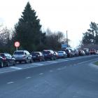 Traffic gridlock in Queenstown. PHOTO: ODT FILES