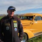 Graeme Cameron of Rakaia with his orange 1937 Chevrolet Coupe during the Ashburton Car Club’s...