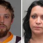 The bodies of Cory Breton (left), 28, and Iuliana Triscaru, 31, were found in a large metal...