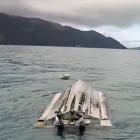 The boat capsized off the coast of Kaikōura in 2022. Photo: Supplied / Transport Accident...