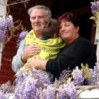 Foster parents Jim and Ann Dick with one of their charges. Photo: Jane Dawber