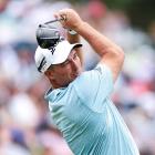 Ryan Fox plays his shot from the third tee during the third round of the 125th U.S. Open at...