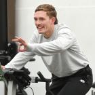 Scott Casey-Wooldridge builds stamina during training for his 168km ultra-marathon row, ski,...