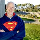 Rick Houghton outside the club in his trademark sweatshirt. Photo: Geoff Sloan