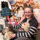 Queenstown woman Cathryn Kabuji is selling her large doll collection. Photo: supplied