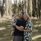 Louise Scott-Gallagher with husband Craig Gallagher and their daughter Lily in a photo taken...