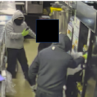 Three males entered the premises and allegedly threatened a worker. Photo: Police