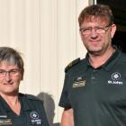 St John Nelson Tasman area operations manager Anne-Maree Harris and critical care paramedic Jon...